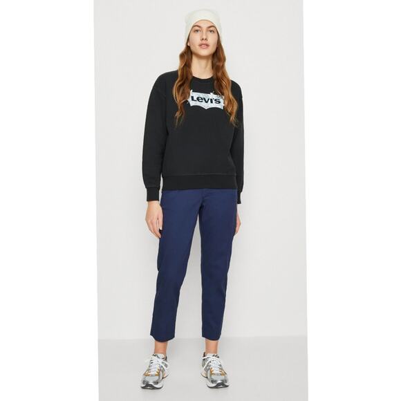 Nwtg Levis Women's Sweatshirt With Floral Logo Size S - Picture 1 of 6